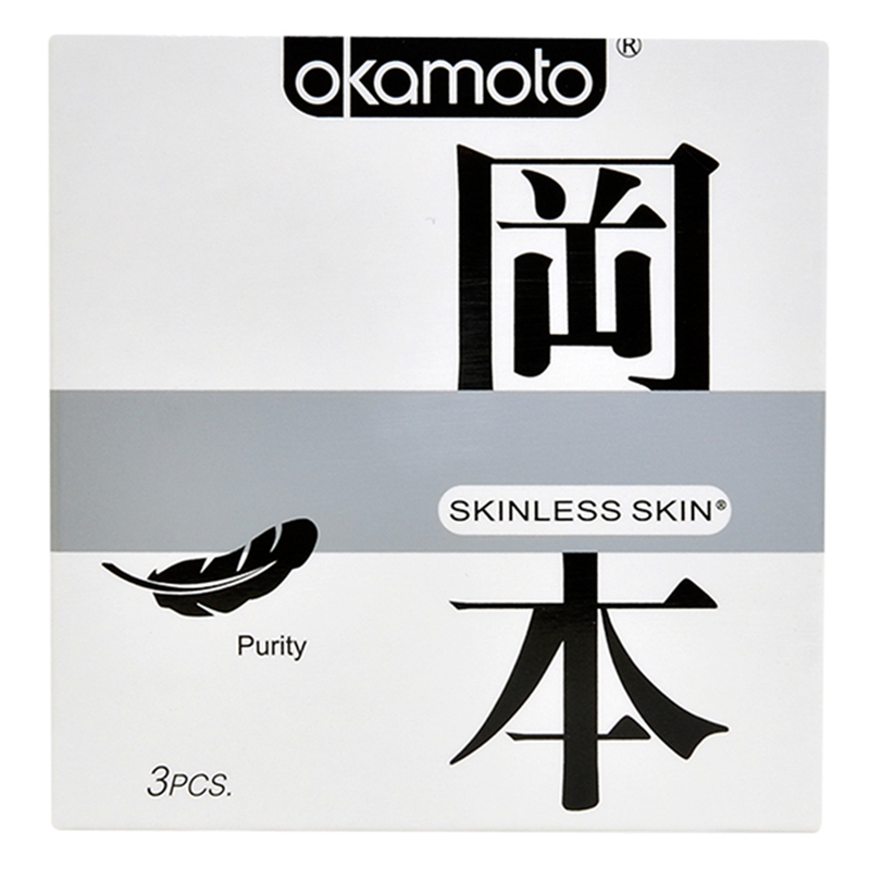 Bao Cao Su Okamoto Skinless Skin Purity (Hộp 3 Gói)